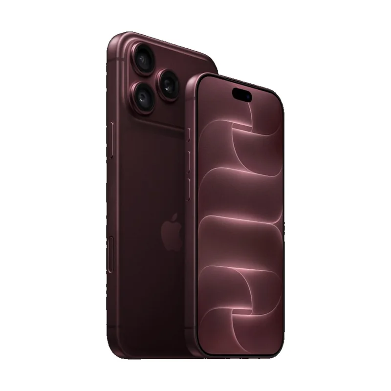 Burgundy iPhone 18 Pro, front and back